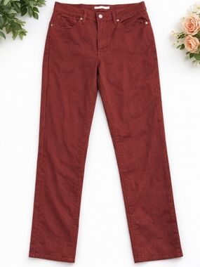 Levi's Classic Straight Women’s Jeans in Rust Red - Size 10